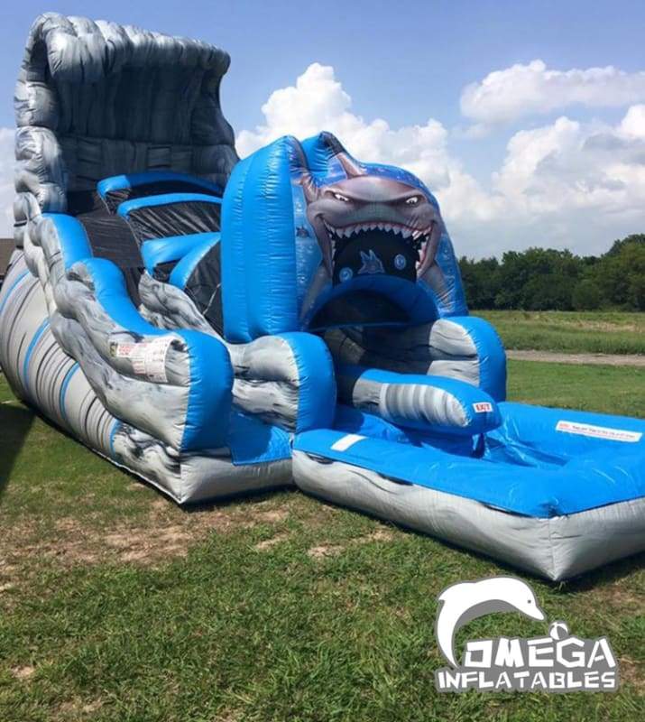 18FT Shark Tank Water Slide