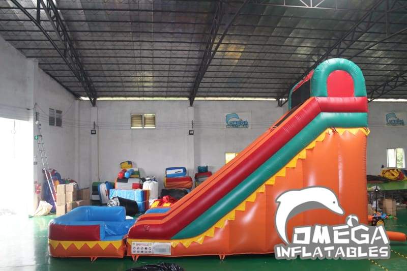 18FT Dino Fun Wet Dry Slide 2