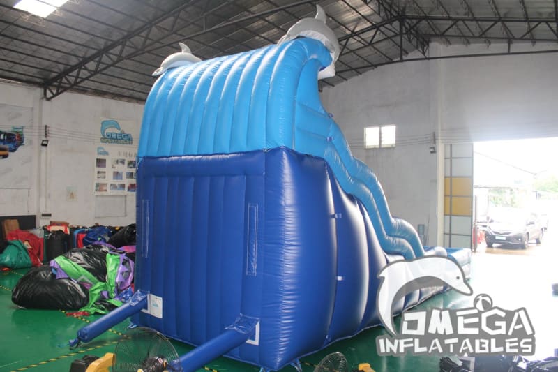 18FT Dolphin Rip N Dip Water Slide - Omega Inflatables Factory