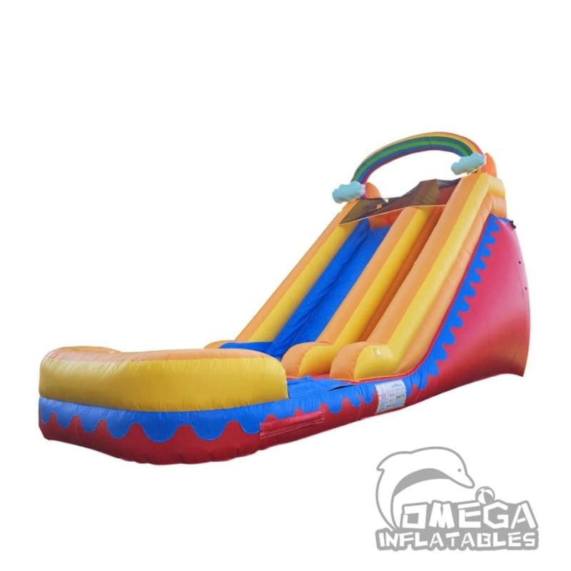 18FT Rainbow Cloud Super Wet Dry Slide