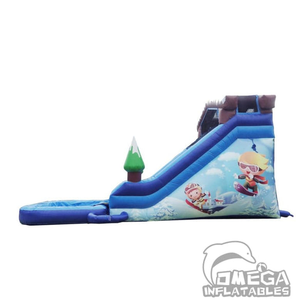 Omega Inflatables Factory - 18FT Snow Resort Super Wet Dry Slide