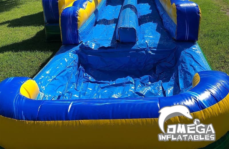 18FT Tiki Shot Dual Lane Water Slide