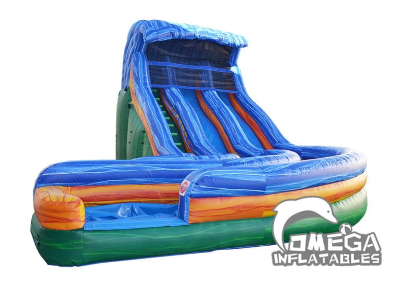 18FT Tsunami Inflatable Water Slide