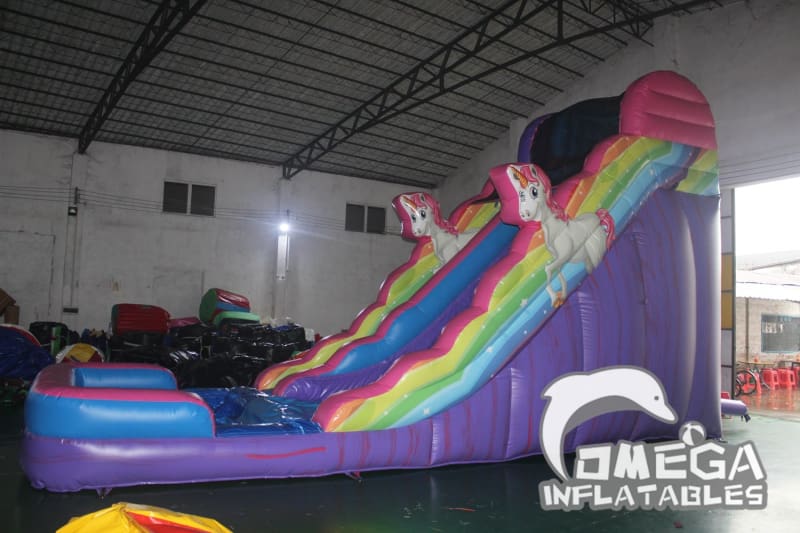 18FT Unicorn Wet Dry Slide