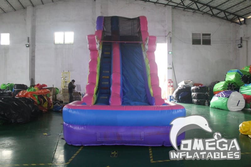 18FT Unicorn Wet Dry Slide