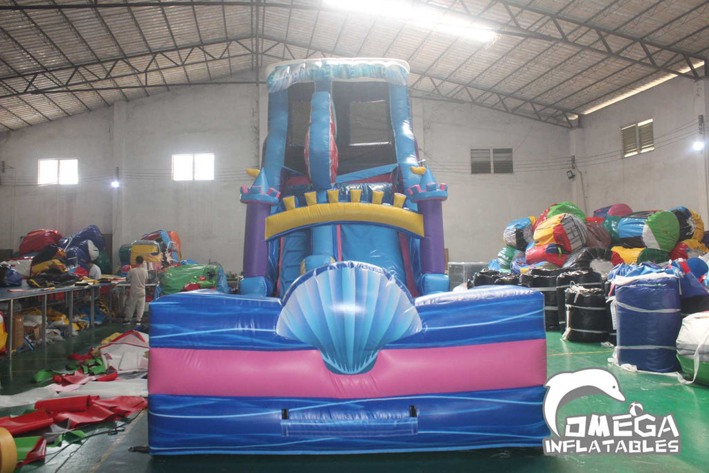 19FT Mermaid Commercial Inflatable Water Slide