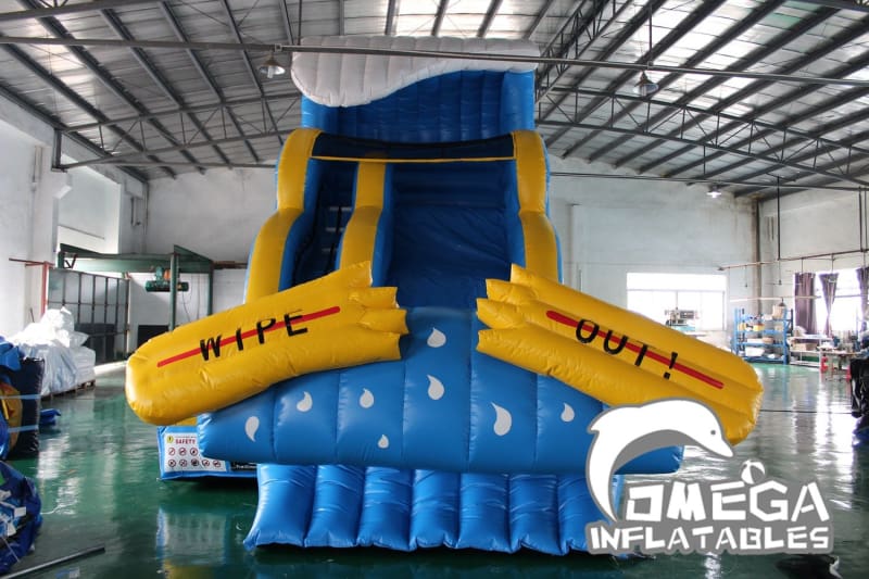 19FT Wave Wipe Out Water Slide