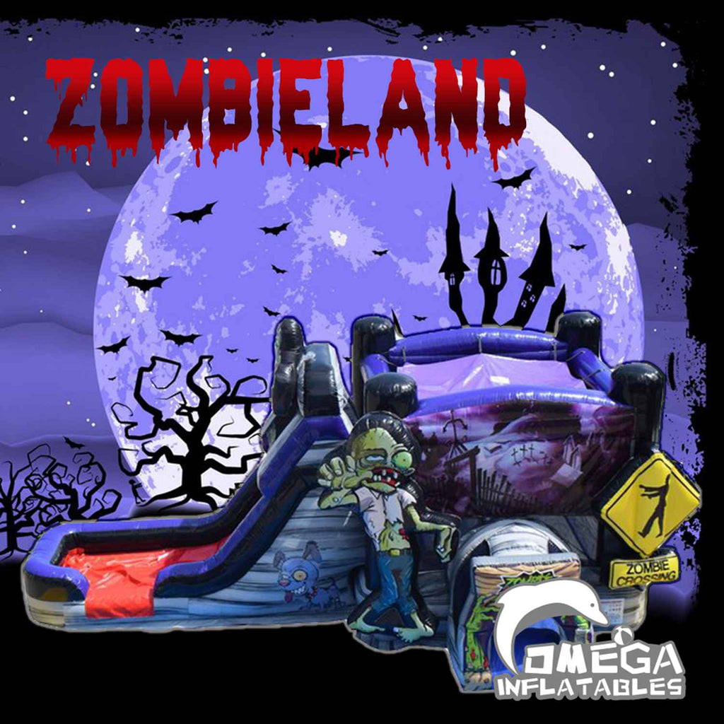 Zombie Land Inflatable Combo