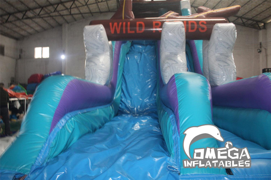 21FT Mountain Wild Rapids Inflatable Water Slide - Omega Inflatables Factory