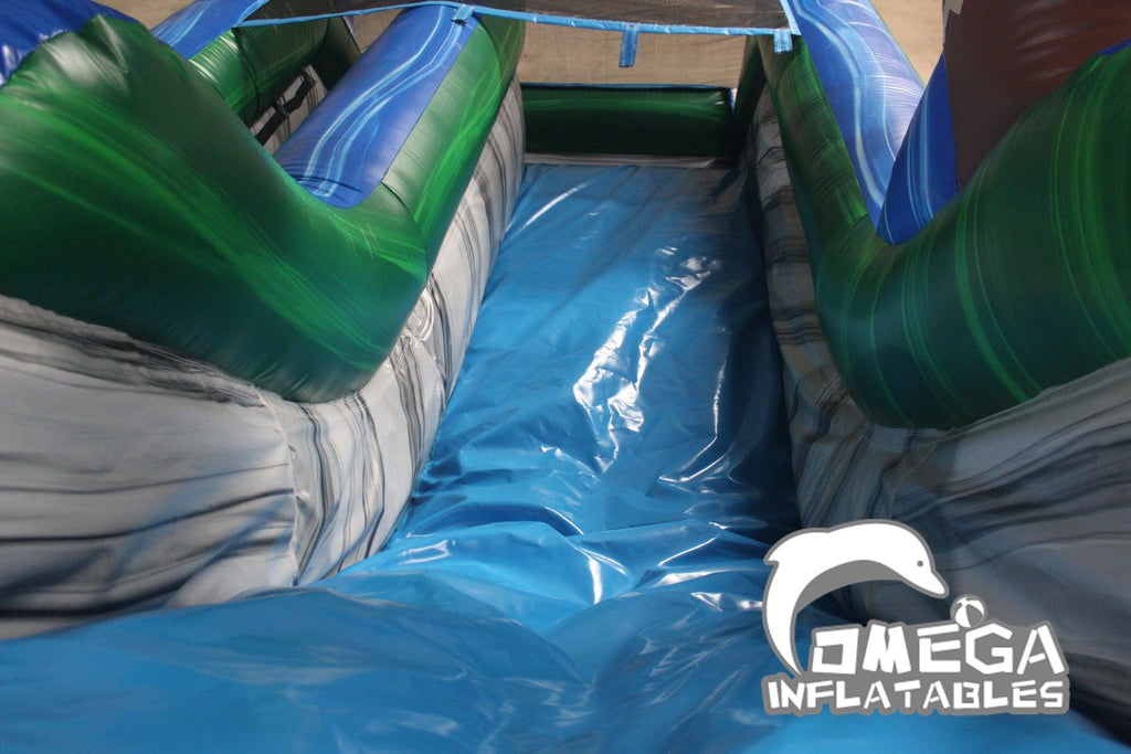 15FT Tropical Wet Dry Slide - Omega Inflatables Factory