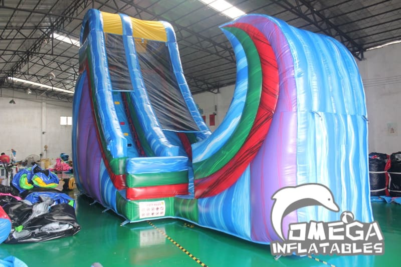 21FT Multiple Marble Rampage Water Slide