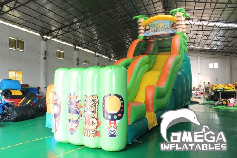 21FT TIKI Island Water Slide