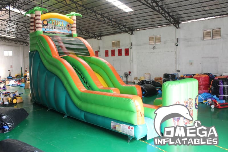 21FT TIKI Island Water Slide