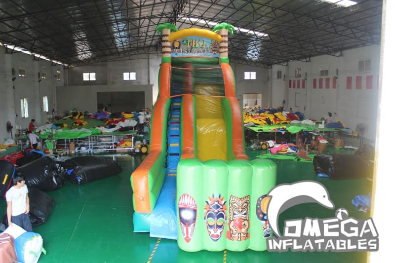 21FT TIKI Island Water Slide