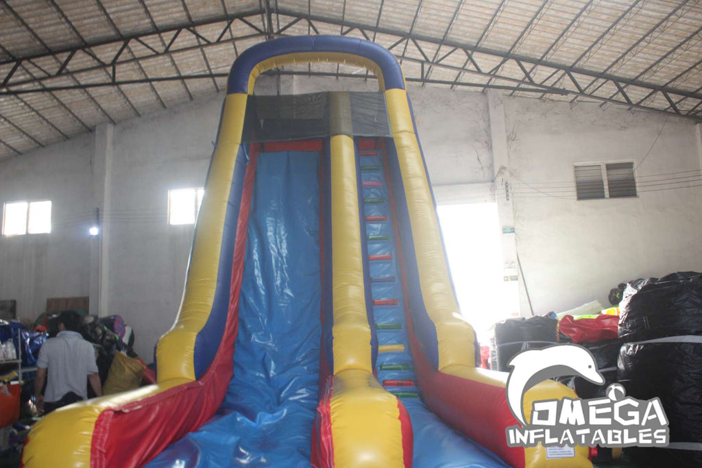 22FT Blue Commercial Inflatable Water Slide