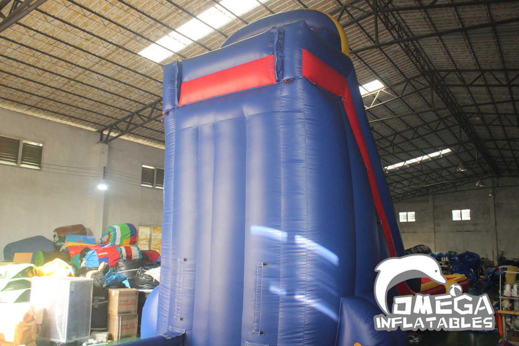 22FT Blue Commercial Inflatable Water Slide