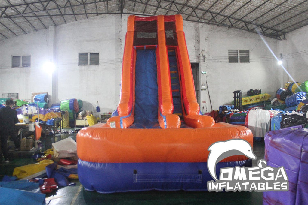 22FT Colorful Inflatable Water Slide - Omega Inflatables Factory