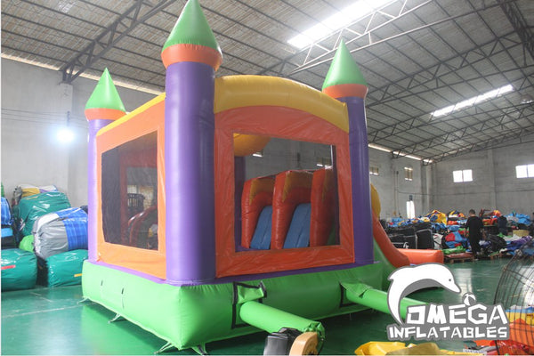 Omega Inflatables Factory - Kids Modern Rainbow Inflatable Combo
