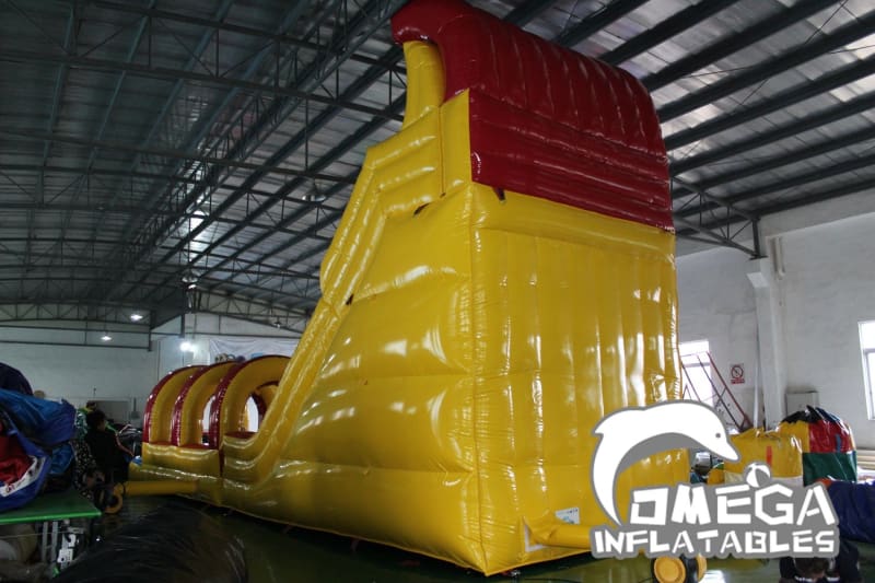 22FT Fire Wave Water Slide - Omega Inflatables Factory