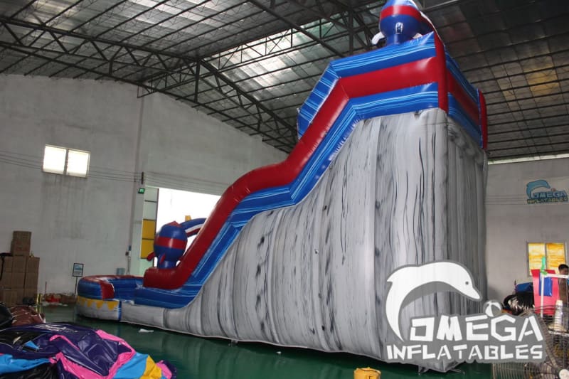 22FT Rockets Wet Dry Slide