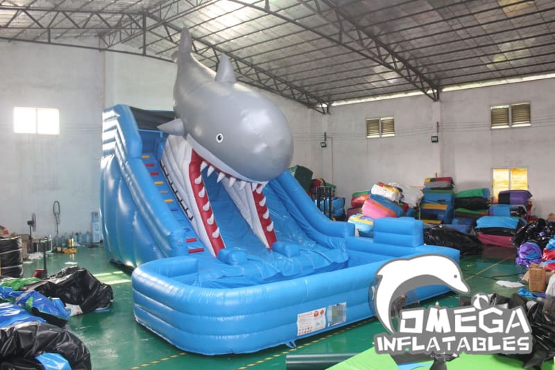 22FT Shark Water Slide