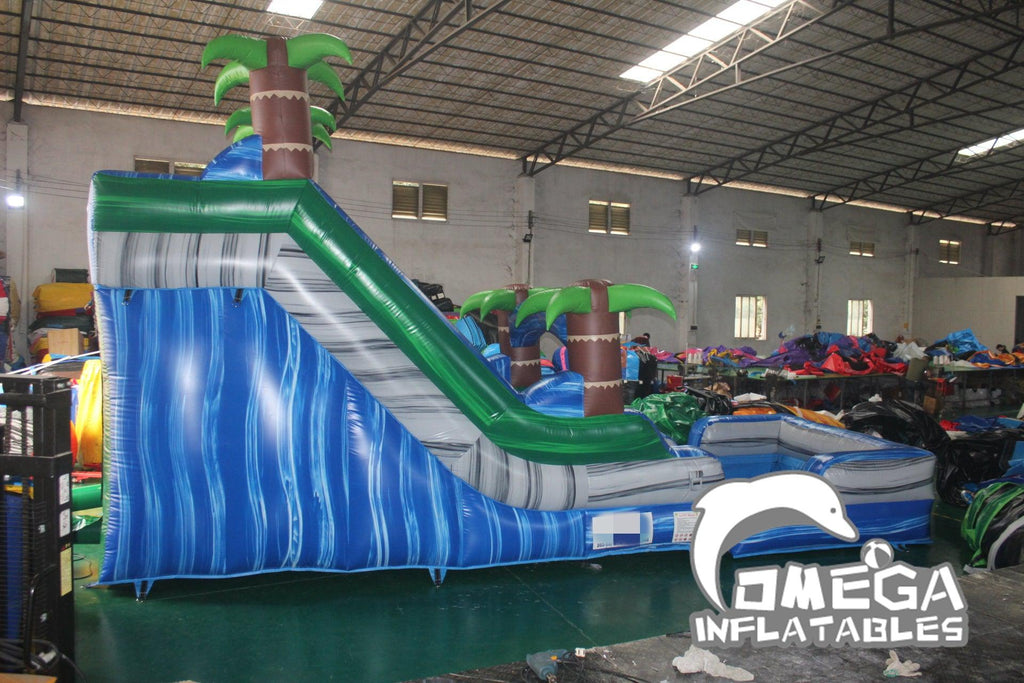 15FT Tropical Wet Dry Slide - Omega Inflatables Factory
