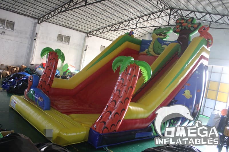 23FT Crocodile Inflatable Slide