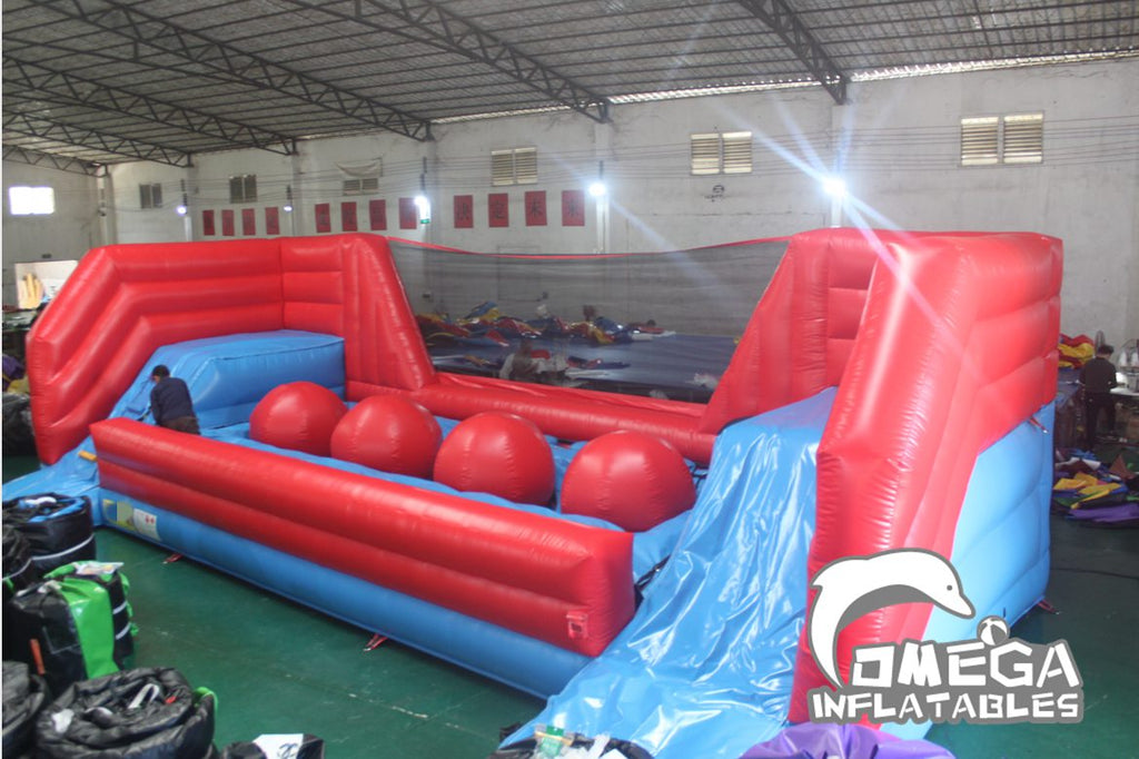 Inflatable Leaps N Bounds 4T Red and Blue