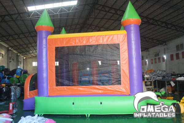 Omega Inflatables Factory - Kids Modern Rainbow Inflatable Combo
