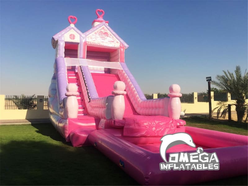 25FT Wedding Inflatable Water Slide
