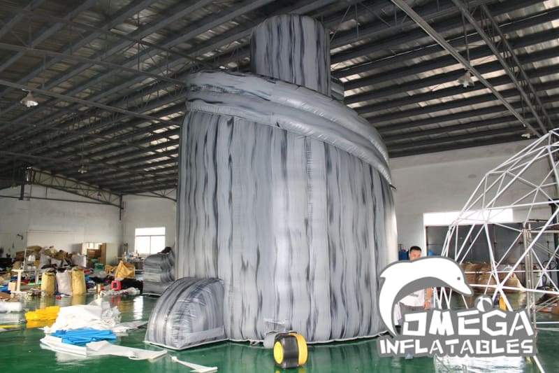 Hurricane inflatable water shop slide