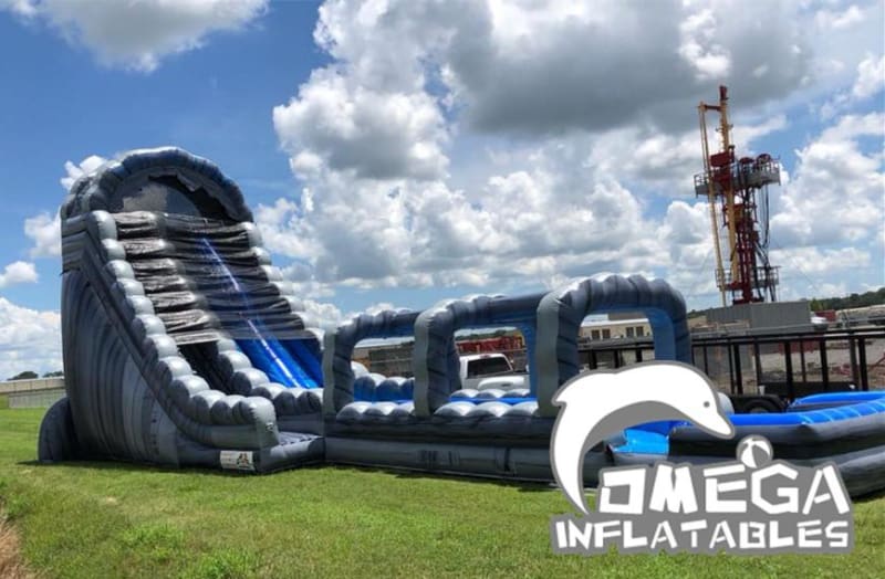 27FT Roaring River Dual Lanes Water Slide