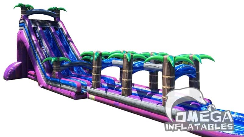 30FT Purple Monster Water Slide