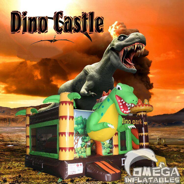 Dino World Bouncy Castle - Omega Inflatables Factory