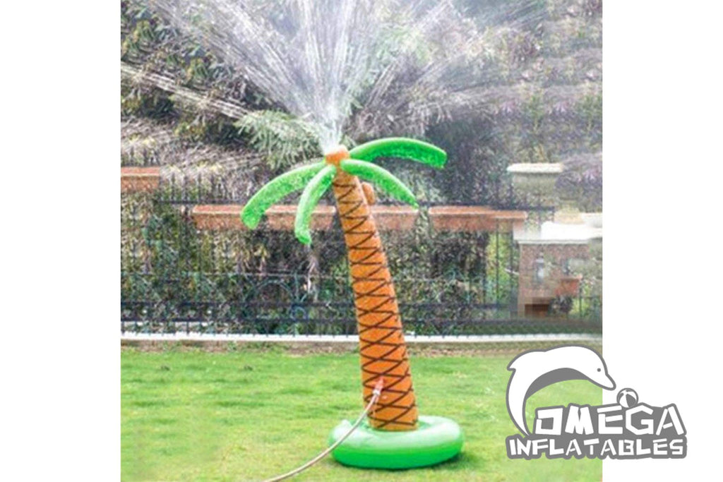 Inflatable Palm Tree Yard Sprinkler Toy