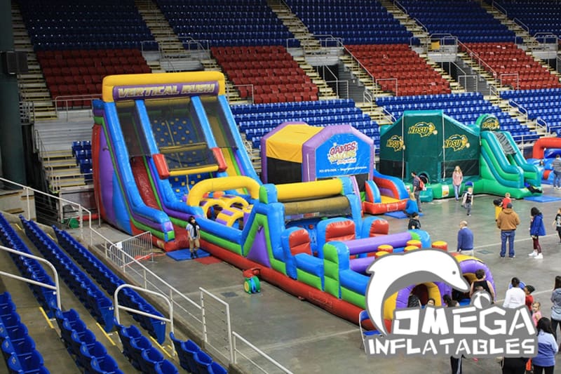 67FT Vertical Rush Obstacle Course