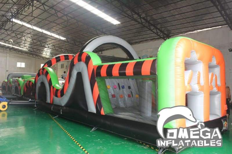 95FT Radical Run Inflatable Obstacle Course (3 sections)