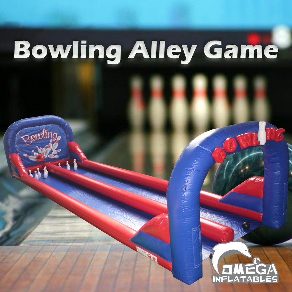 Inflatable Bowling Alley Game