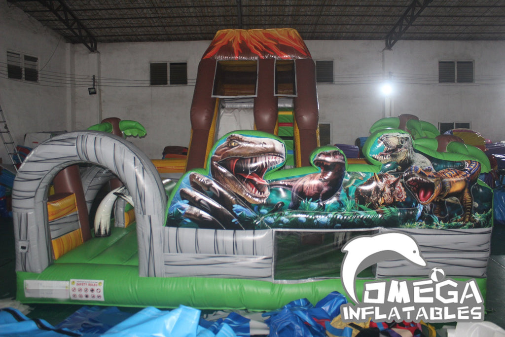 Jurassic Dinosaur Inflatable Playland