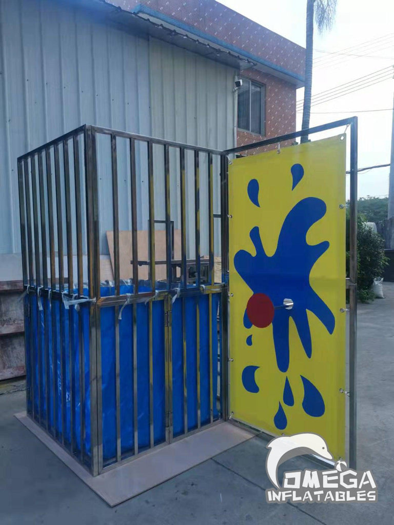 Foldable Dunk Tank with Dolly - Omega Inflatables Factory