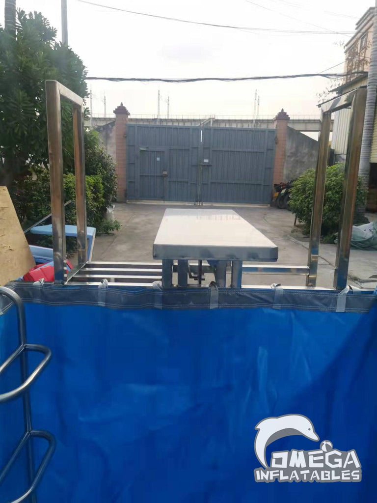 Foldable Dunk Tank with Dolly - Omega Inflatables Factory