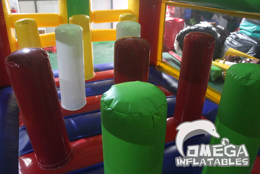 Inflatable Football Obstacle Course