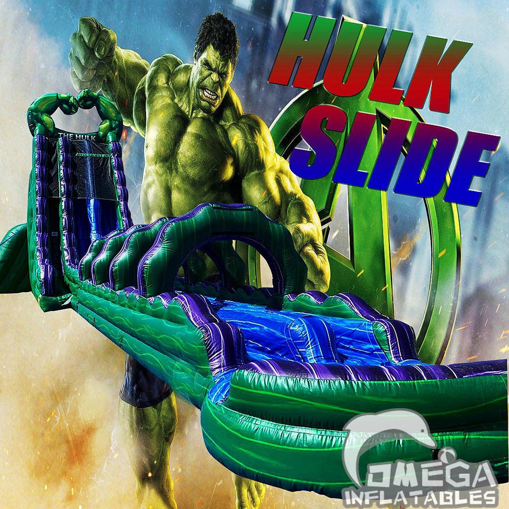38FT Hulk Inflatable Water Slide - Omega Inflatables Factory