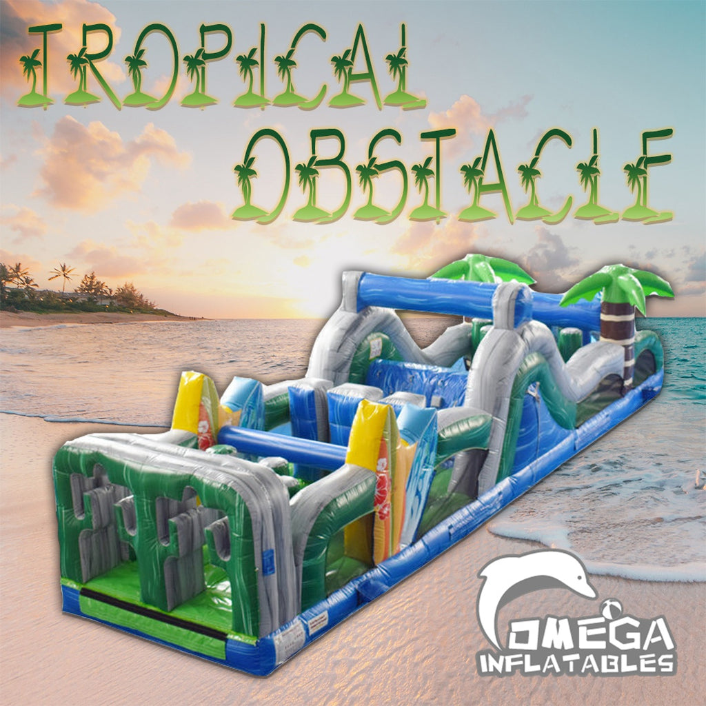 40FT Tropical Run Obstacle Course