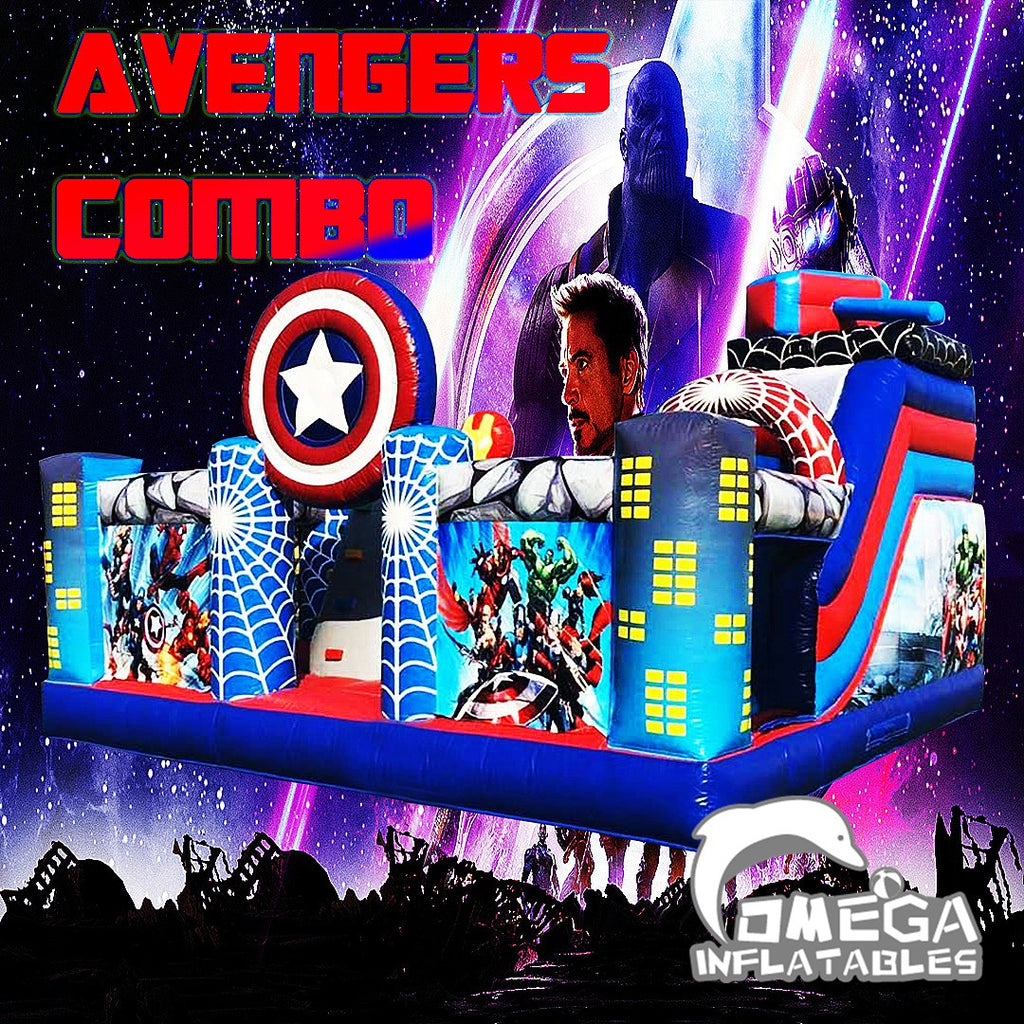 Avengers Commercial Inflatables Bouncy Castle