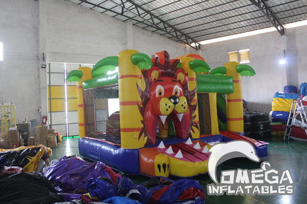 Omega Inflatables Factory - Lion inflatables jumper combo