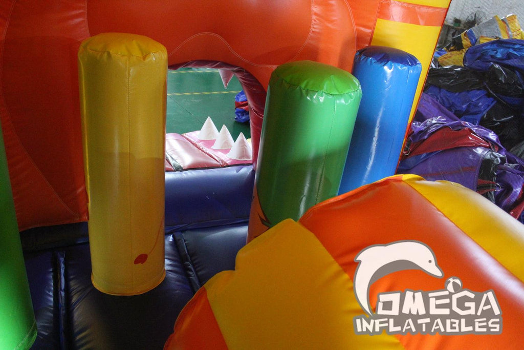 Lion inflatables jumper combo - Omega Inflatables Factory