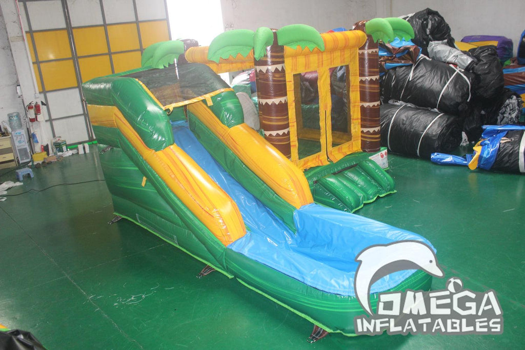 Marble Jump N Splash Water Combo - Omega Inflatables Factory