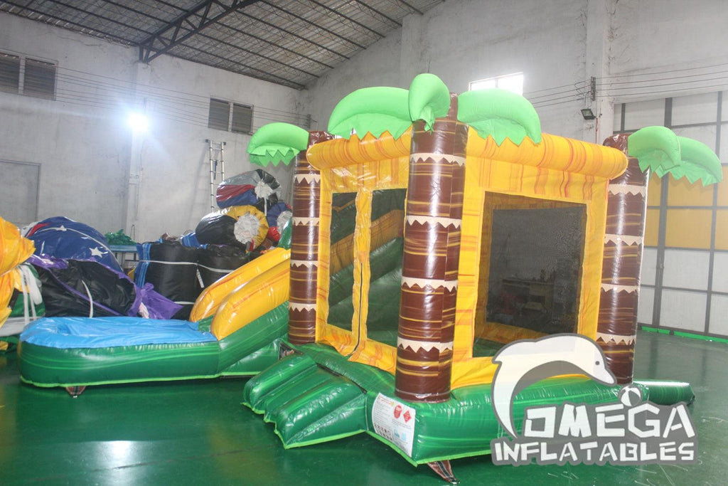 Marble Jump N Splash Water Combo - Omega Inflatables Factory