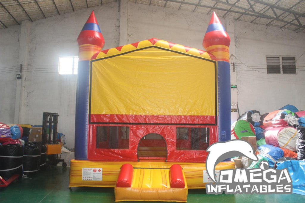 Inflatable Lava Fall Bounce House - Omega Inflatables Factory